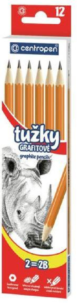 Ceruzka grafitová CENTROPEN 9510/1 č.2 , 12ks