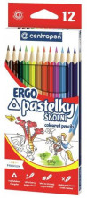Farbičky trojhranné CENTROPEN 9521/12f
