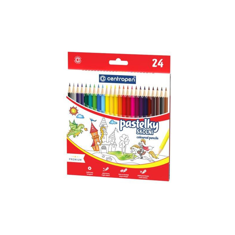 Farbičky šesťhranné CENTROPEN 9520/24f