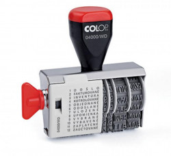 Pečiatka Colop 04000/WD - 12 slov + dátum