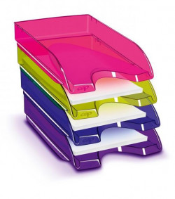 Odkladač CepPro Happy transparentný modrý