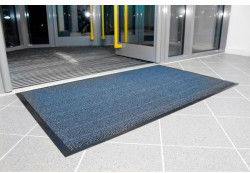 Rohož Vyna-Plush 60x90cm čierna/modrá
