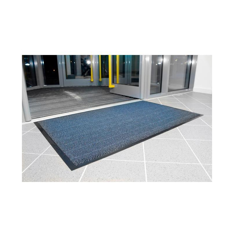 Rohož Vyna-Plush 60x90cm čierna/modrá