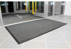 Rohož Vyna-Plush 60x90cm čierna/oceľová