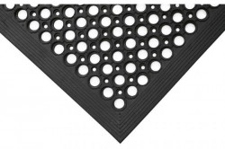 Rohož exteriérová pryžová Rampmat 80x120cm čierna
