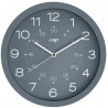 Nástenné hodiny CEP Riviera 30cm sivé