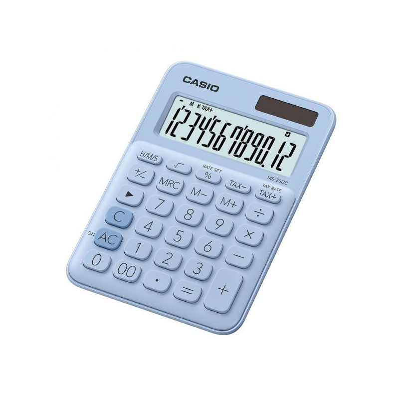 Kalkulačka CASIO MS-20UC svetlo modrá