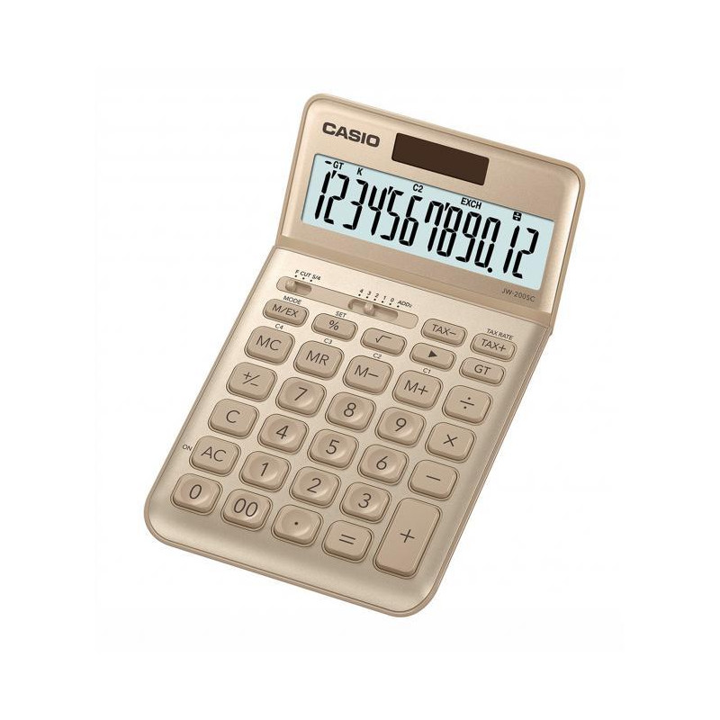Kalkulačka Casio JW-200SC GD zlatá