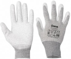 Rukavice nylonové, bezšvové, pletené FLICKER, veľ. 10/XL