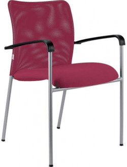 Konferenčná stolička Vanity Plus, červená