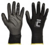 Rukavice nylónové BUNTING BLACK, veľ. 8/M