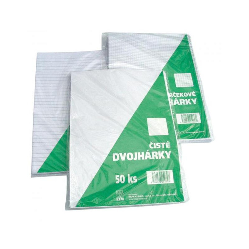 Dvojhárok čistý, A3, 250 ks