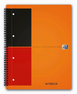 Blok Oxford International, pevné dosky, A5+, linajkový