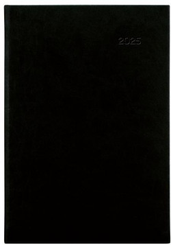 Diár Viva denný A5 čierny 2025