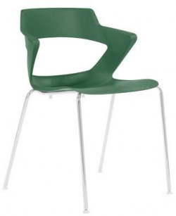 Jedálenská stolička Aoki, zelená