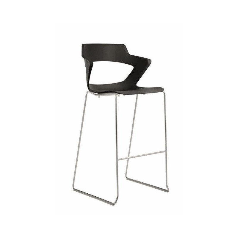 Barová stolička Aoki Bar, čierna