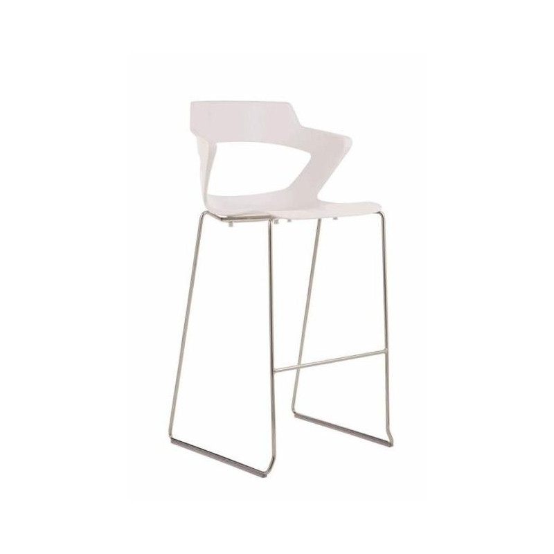 Barová stolička Aoki Bar, biela