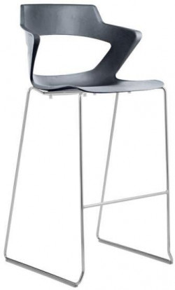 Barová stolička Aoki Bar, antracit