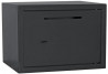 Nábytkový sejf Jupiter 3 SLOT s vhadzovacím otvorom, trezorový zámok, antracit