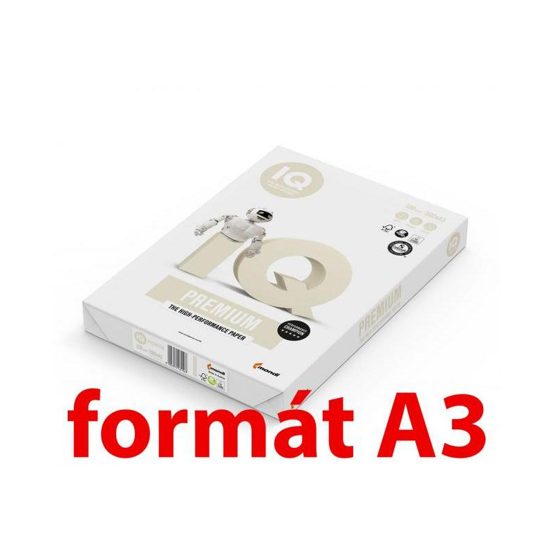 Kopírovací papier IQ premium A3, 80g