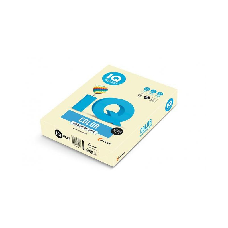 Farebný papier IQ color vanilkový BE66, A4, 80g