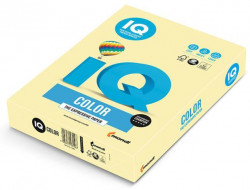 Farebný papier IQ color žltá pastelová YE23, A4, 80g