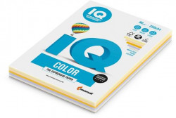 Farebný papier IQ color 5x50 mix trendové farby, A4, 80g