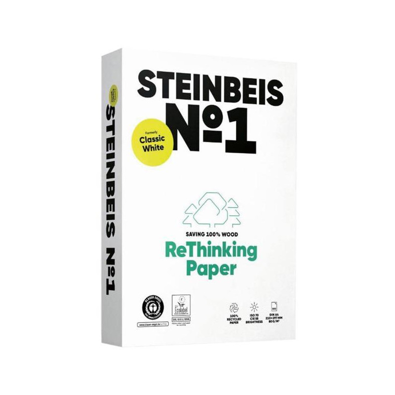 Kopírovací papier Steinbeis №1recyklovaný A4, 80g CIE 55