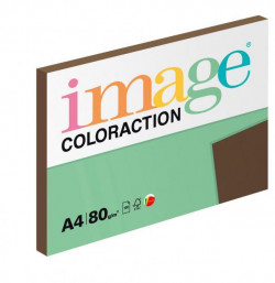 Farebný papier Image Coloraction, A4, 80g, hnedý, 100 hárkov