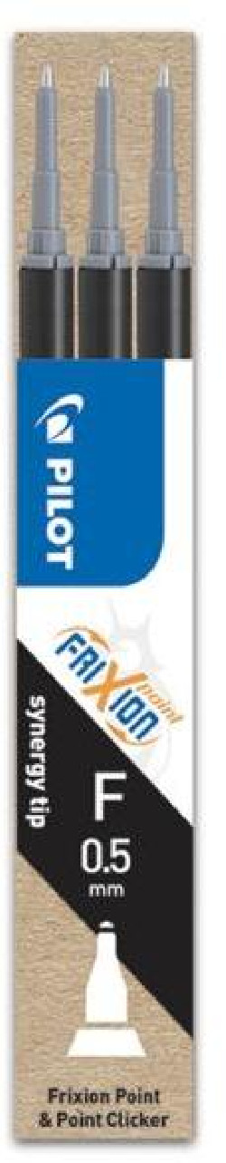 Náhradná náplň do gumovacieho rollera PILOT Frixion Point 0,5mm čierna 3ks