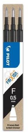 Náhradná náplň do gumovacieho rollera PILOT Frixion 0,5mm čierna 3ks
