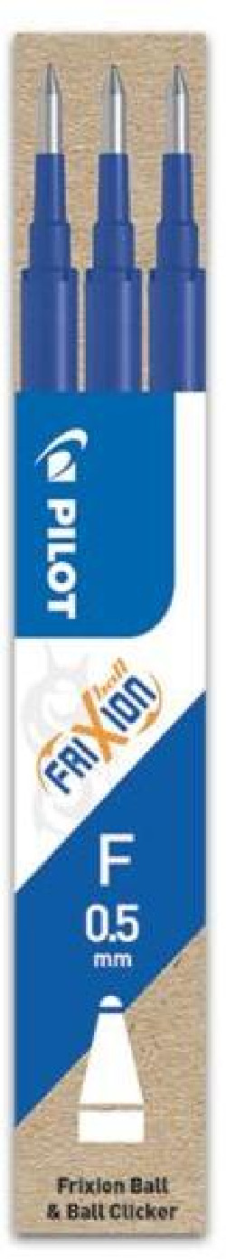 Náhradná náplň do gumovacieho rollera PILOT Frixion 0,5mm modrá 3ks