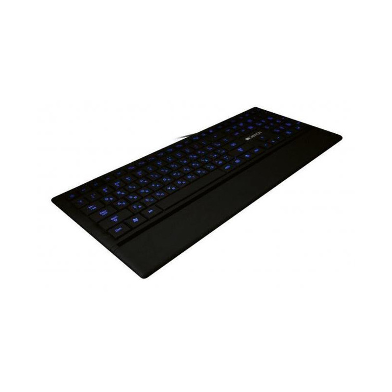 Klávesnica Canyon CNS-HKB6SK multimediálna LED podsvietená, pogumovaný povrch