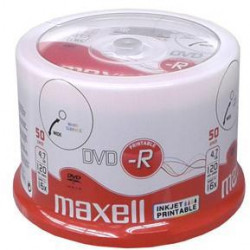 DVD-R Maxell Printable 4,7 GB 16x cake 50