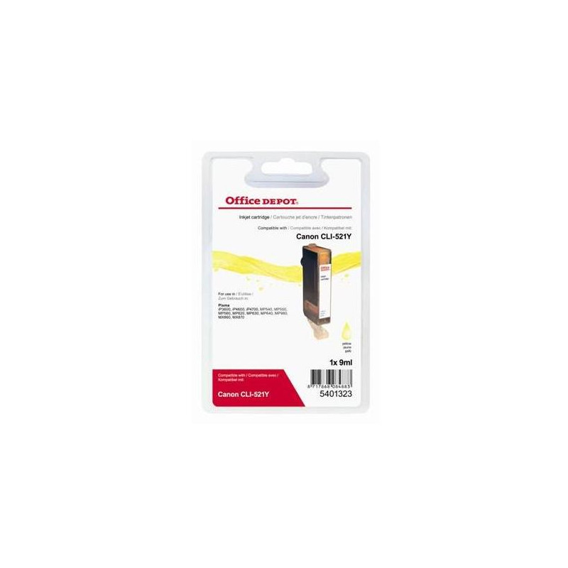 Alternatívny atrament Ecodata CLI-521 yellow 13 ml