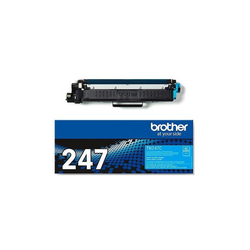 Toner Brother TN-247 pre HL-L3210CW/L3270CDW, DCP-L3510CDW/L3550CDW cyan (2.300 str.)