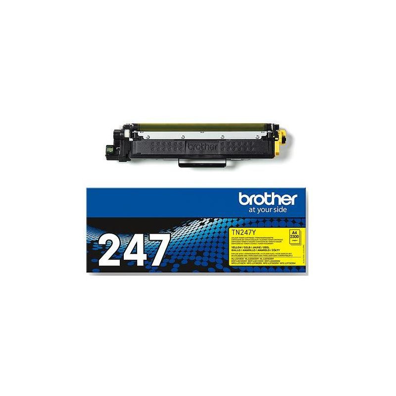 Toner Brother TN-247 pre HL-L3210CW/L3270CDW, DCP-L3510CDW/L3550CDW yellow (2.300 str.)