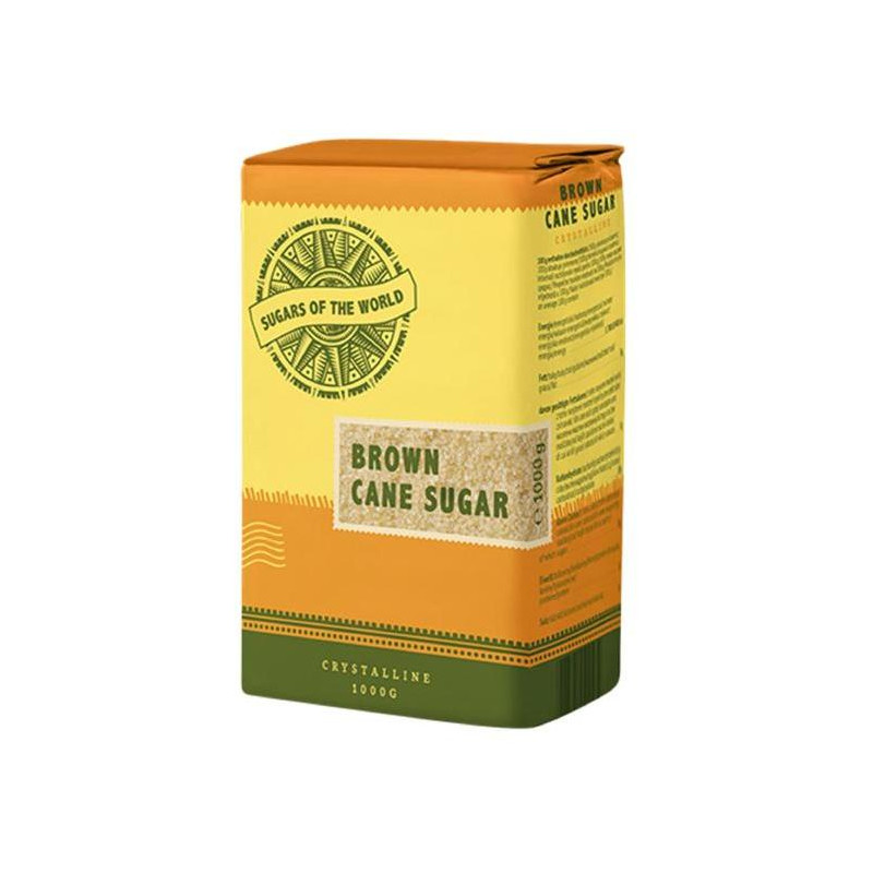 Korunný cukor hnedý trstinový 1 kg