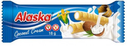 Trubičky Alaska plnené kokosovým krémom 18 g