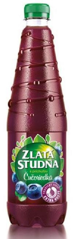 Sirup ZLATÁ STUDŇA s príchuťou čučoriedka 0,7 ℓ