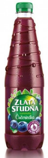 Sirup ZLATÁ STUDŇA s príchuťou čučoriedka 0,7 ℓ