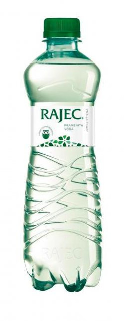 Pramenitá voda Rajec jemne sýtená 12 x 0,5 ℓ