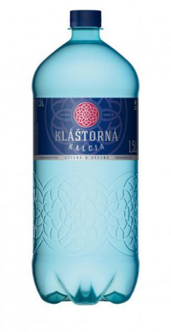 Minerálna voda Kláštorná Kalcia 6 x 1,5 ℓ sýtená
