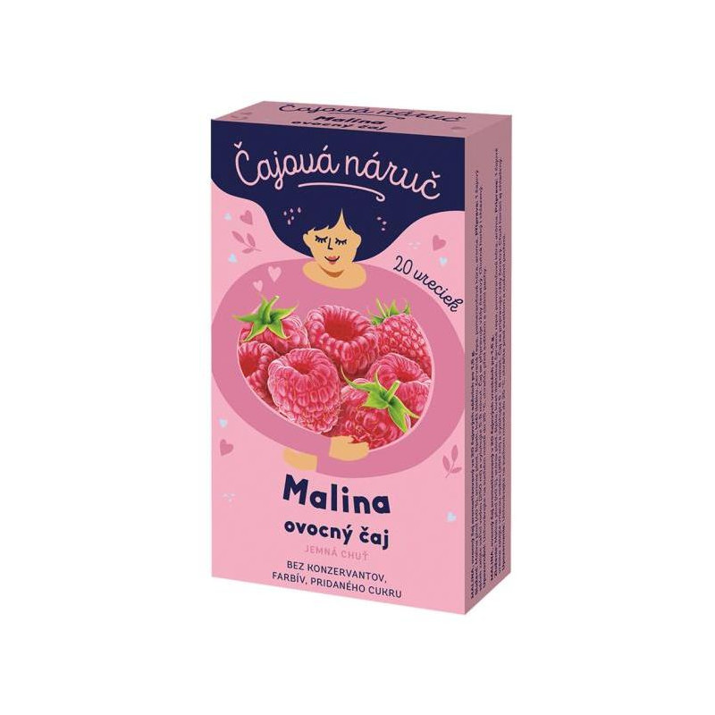 Čaj LEROS ovocný Čajová náruč malina 20 x 1 g