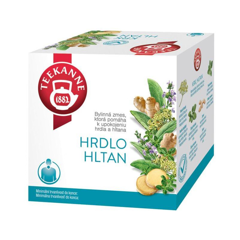 Čaj TEEKANNE bylinný krk a hltan HB 20 g