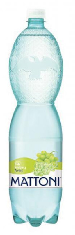 Minerálna voda MATTONI ochutená - biele hrozno sýtená 6 x 1,5 ℓ