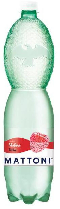 Minerálna voda MATTONI ochutená - malina sýtená 6 x 1,5 ℓ