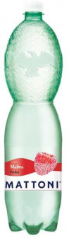 Minerálna voda MATTONI ochutená - malina sýtená 6 x 1,5 ℓ