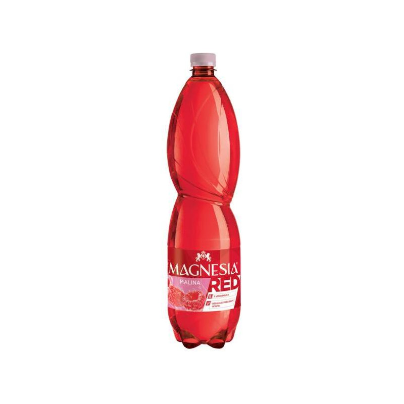 Minerálna voda MAGNESIA red ochutená - malina 6 x 1,5 ℓ