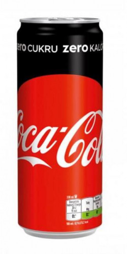 Coca Cola Zero plechovka 24 x 0,33 ℓ